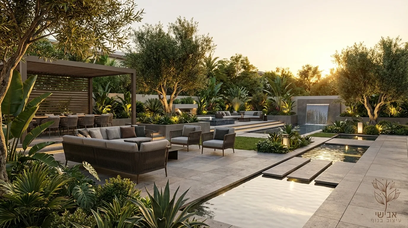 עיצוב נוף יוקרתי ומרשים