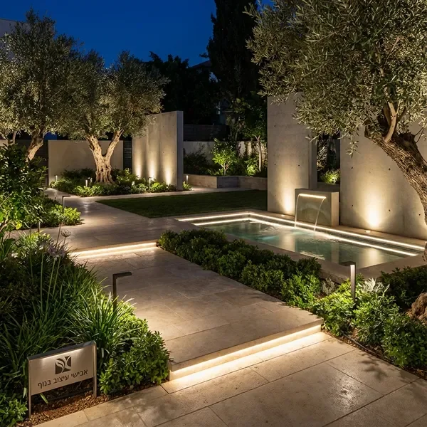 תכנון ועיצוב תאורה חיצונית מקצועי